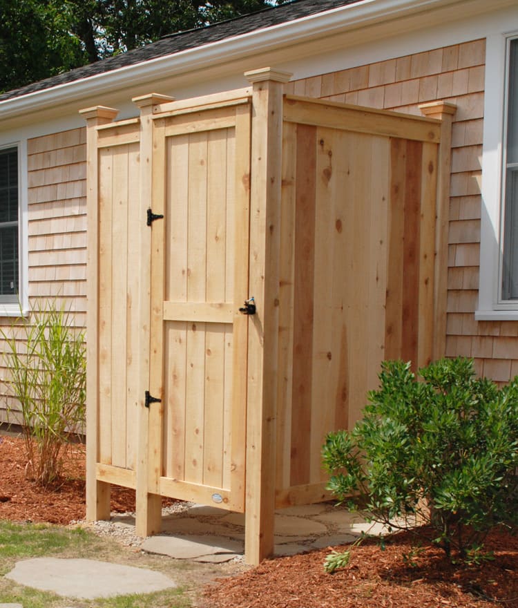 Cedar Shower Shelves 