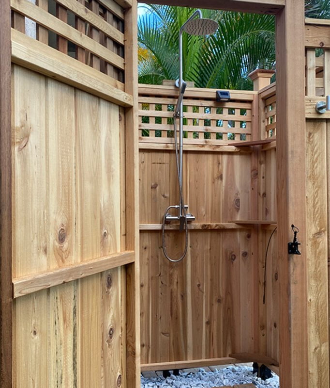 Outdoor Shower Enclosures | Cape Cod Shower Kits