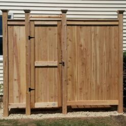 outdoor shower stall