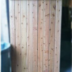outdoor shower kit large cedar wall