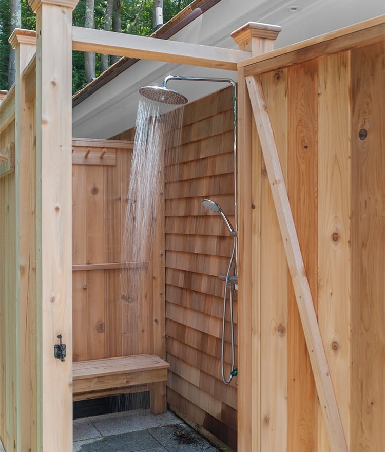 Cedar Shower Kit Marshfield, MA Cape Cod Outdoor Shower Kits