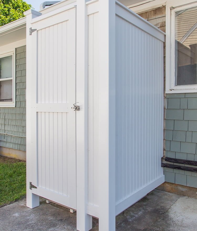 Cape Cod Shower Kit PVC Dennis, MA Cape Cod Outdoor Shower Kits